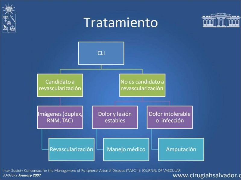 Diapositiva 7 de Tratamiento Actual de la Isquemia crítica EEII
