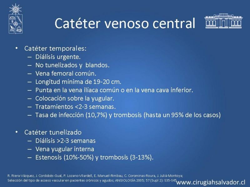 Diapositiva 25 de Accesos vasculares para hemodiálisis