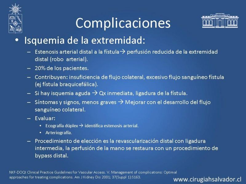Diapositiva 19 de Accesos vasculares para hemodiálisis
