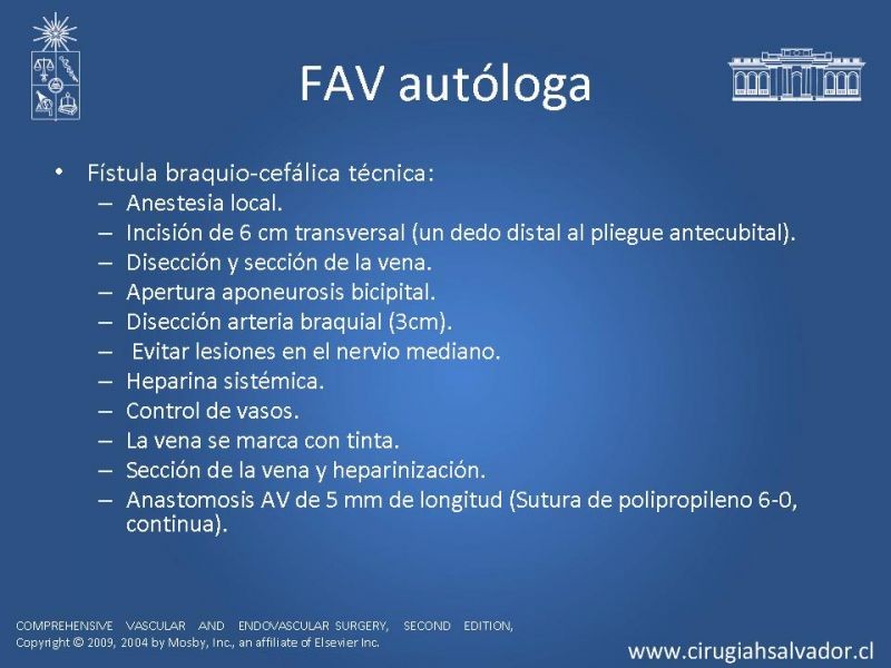 Diapositiva 10 de Accesos vasculares para hemodiálisis