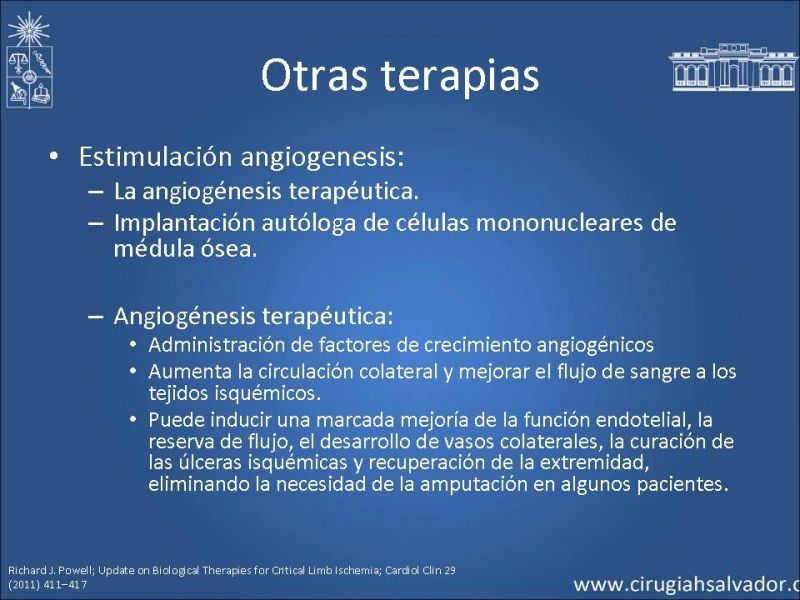 Diapositiva 27 de Tratamiento Actual de la Isquemia crítica EEII