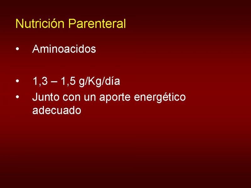 Diapositiva 10 de Nutrición Parenteral