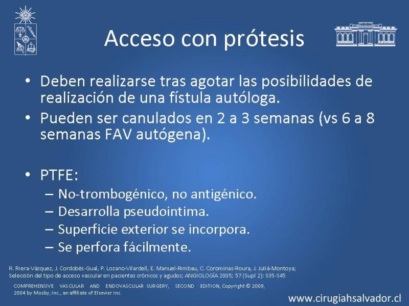 Diapositiva 12 de Accesos vasculares para hemodiálisis