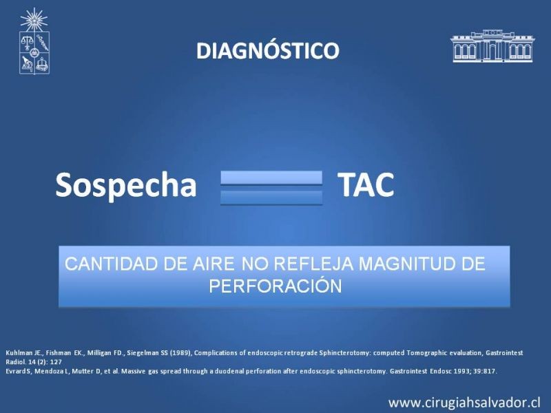 Diapositiva 13 de Perforación post ERCP