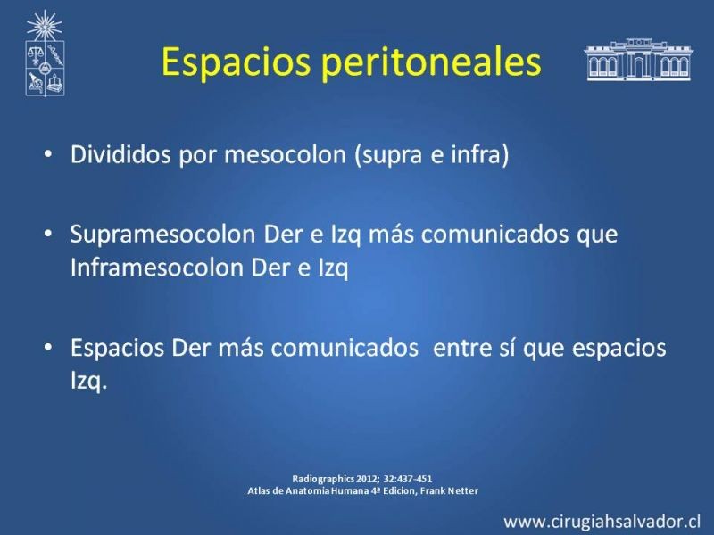 Diapositiva 23 de Anatomía Peritoneal y Retroperitoneal
