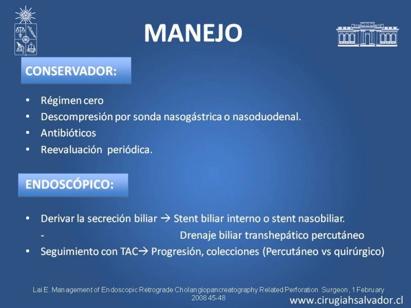 Diapositiva 30 de Perforación post ERCP