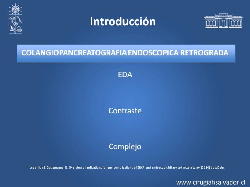 Diapositiva 1 de Perforación post ERCP