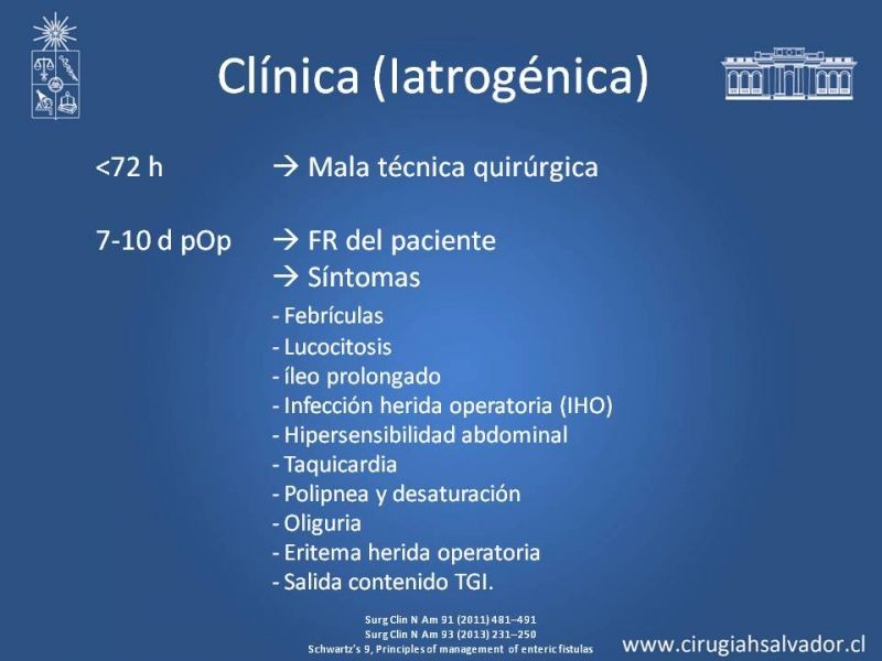 Diapositiva 6 de Fístulas Intestinales
