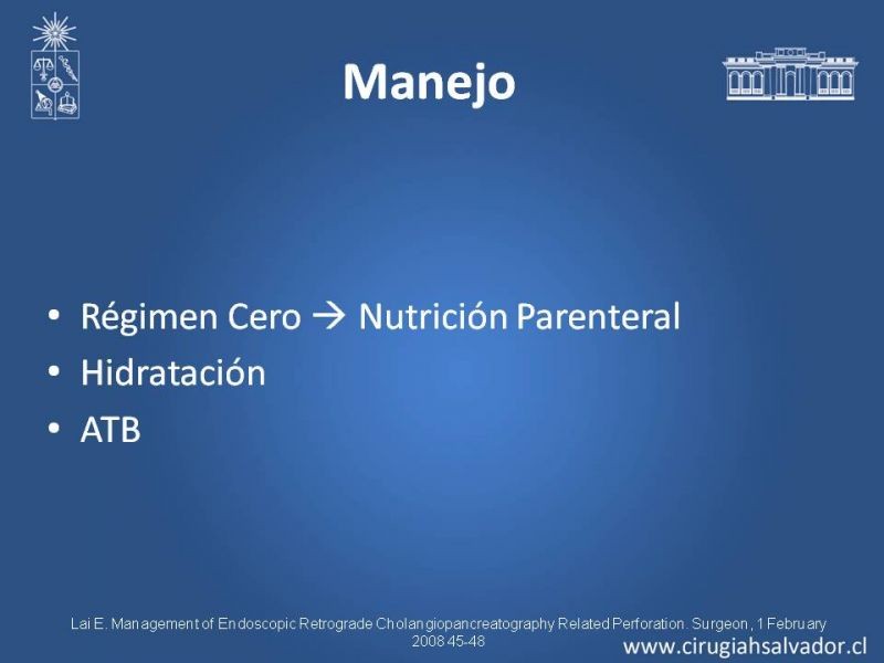 Diapositiva 19 de Perforación post ERCP
