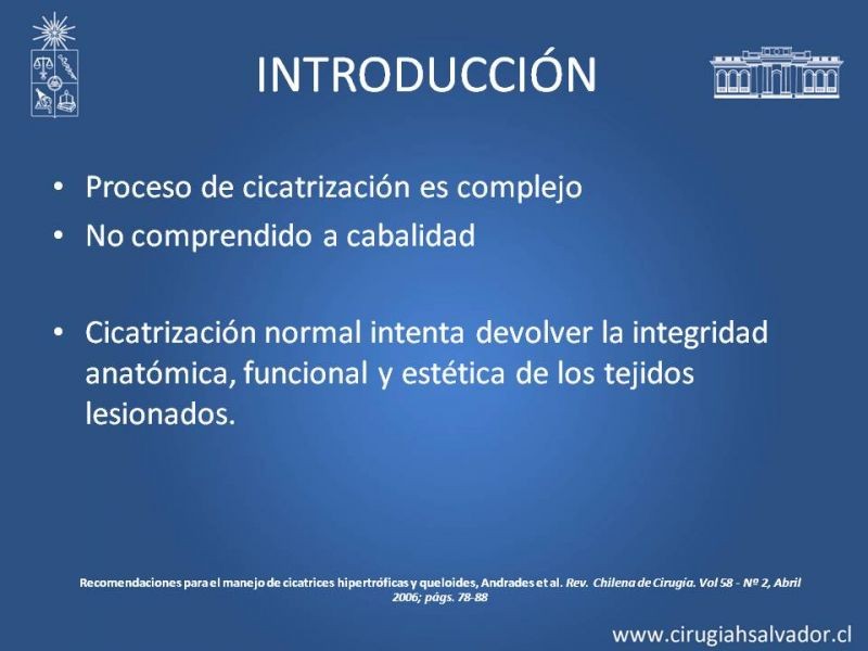 Diapositiva 2 de Cicatrices patológicas