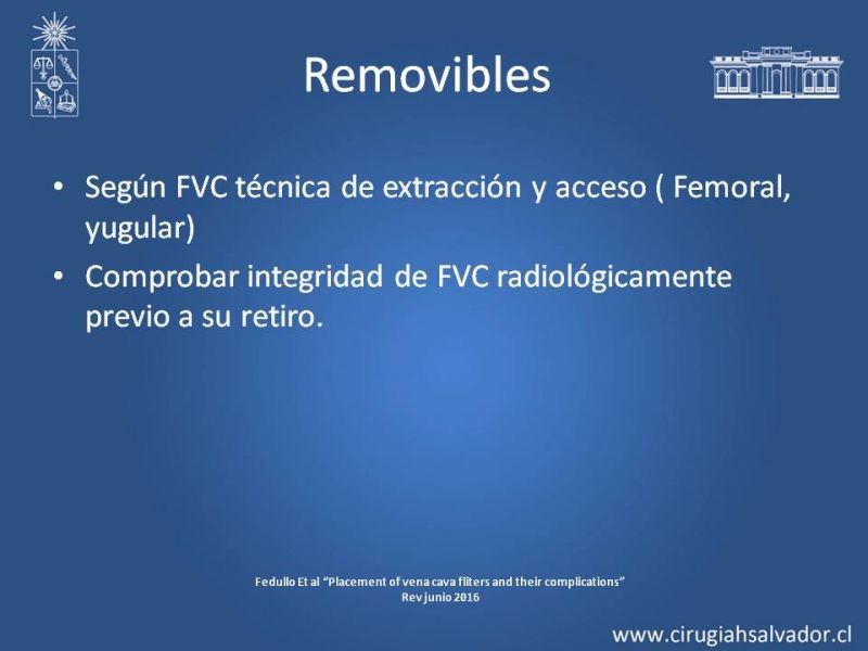 Diapositiva 14 de Filtro de Vena Cava