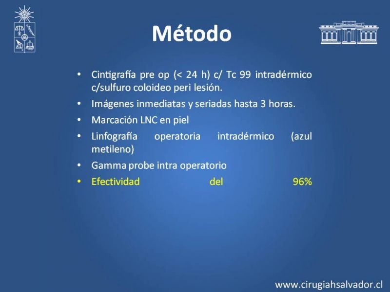 Diapositiva 17 de Manejo quirúrgico del Melanoma