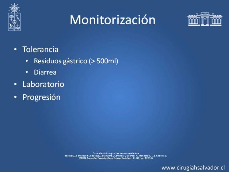 Diapositiva 18 de Nutrición enteral