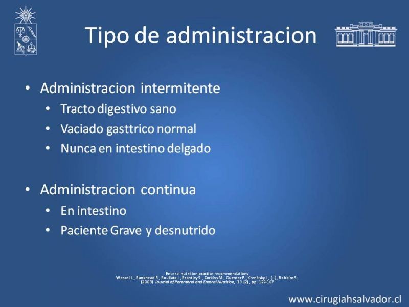 Diapositiva 15 de Nutrición enteral