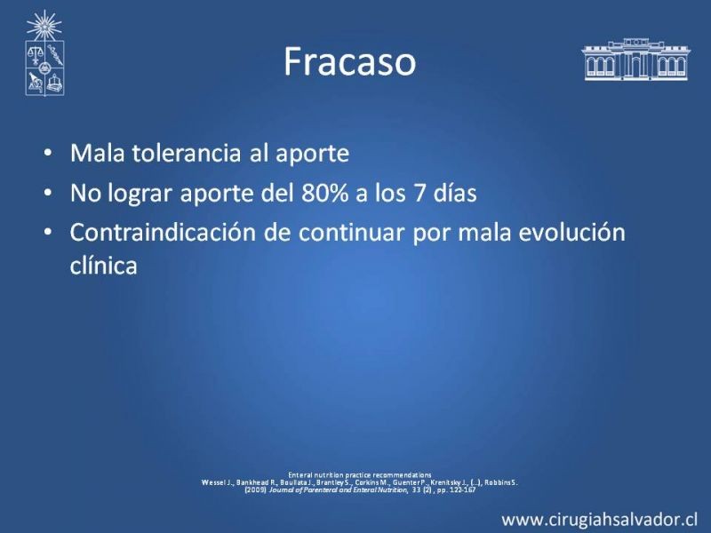 Diapositiva 20 de Nutrición enteral