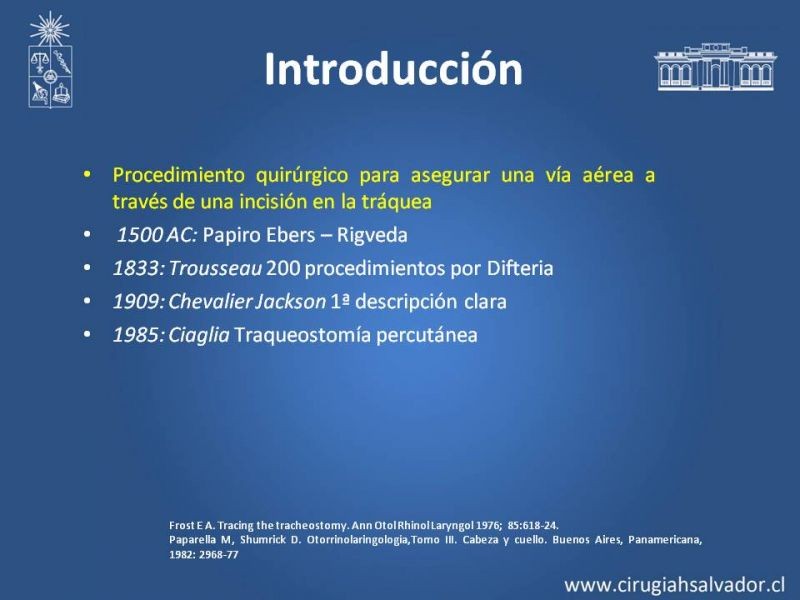 Diapositiva 1 de Traqueostomía