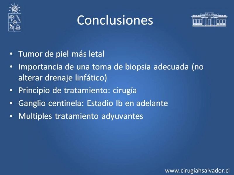 Diapositiva 22 de Manejo quirúrgico del Melanoma