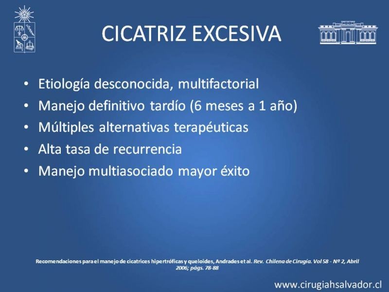 Diapositiva 8 de Cicatrices patológicas
