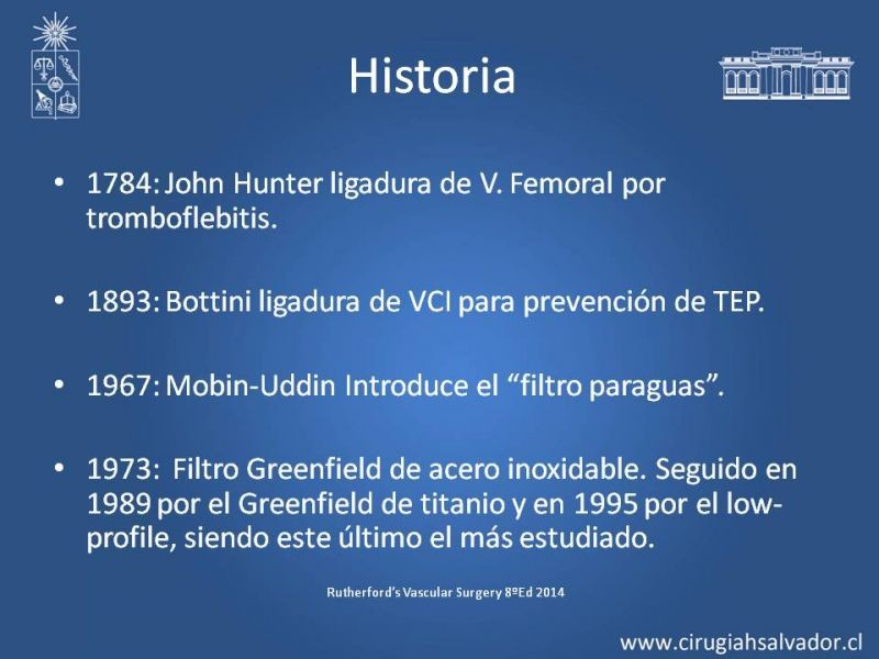 Diapositiva 2 de Filtro de Vena Cava