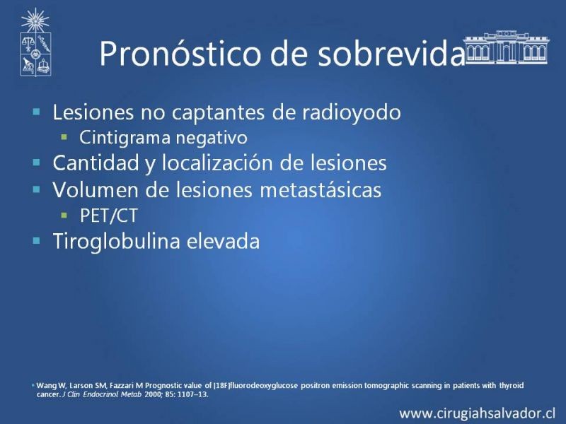 Diapositiva 13 de Utilidad de PET en cáncer de tiroides