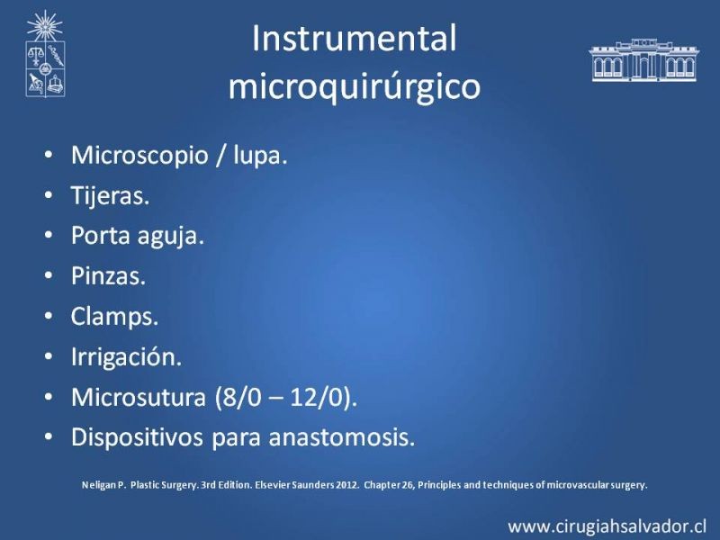 Diapositiva 5 de Principios Básicos de Microcirugía