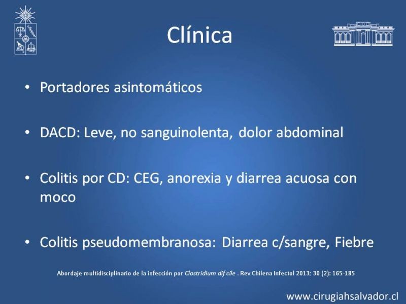 Diapositiva 7 de Diarrea por Clostridium Difficile