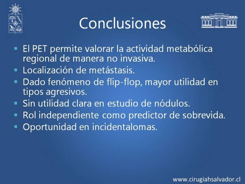 Diapositiva 19 de Utilidad de PET en cáncer de tiroides