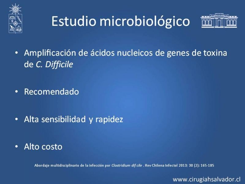 Diapositiva 14 de Diarrea por Clostridium Difficile