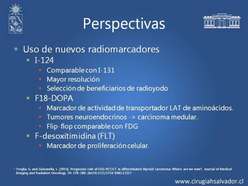 Diapositiva 18 de Utilidad de PET en cáncer de tiroides