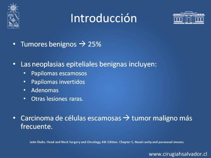 Diapositiva 2 de Tumores de Senos Maxilares