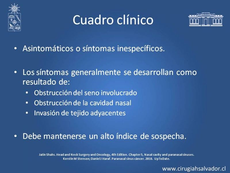 Diapositiva 7 de Tumores de Senos Maxilares