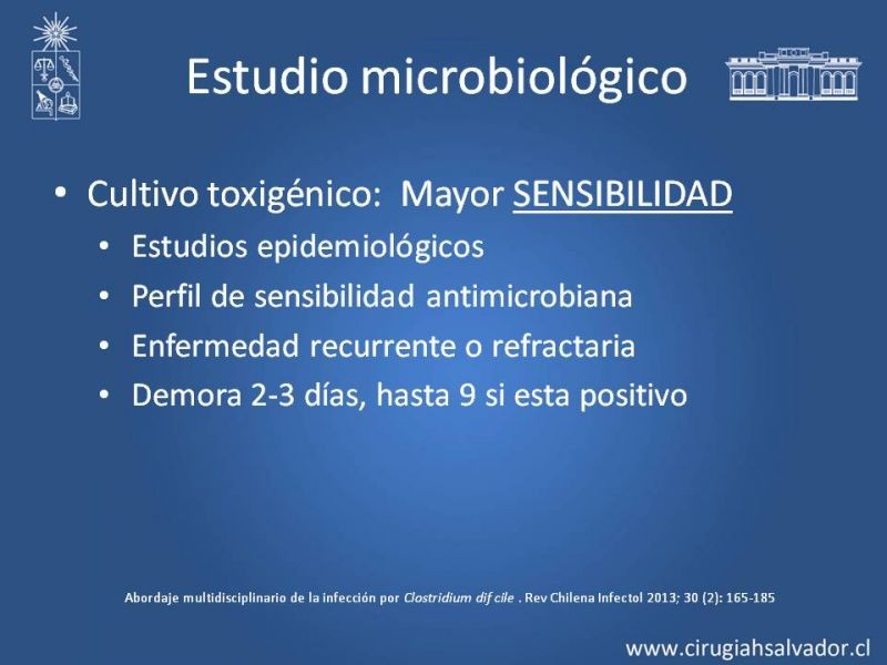 Diapositiva 12 de Diarrea por Clostridium Difficile