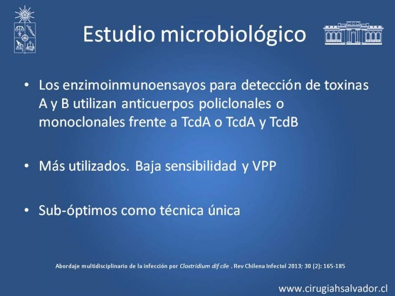 Diapositiva 13 de Diarrea por Clostridium Difficile