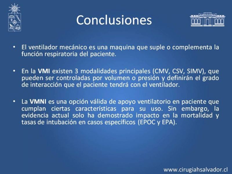 Diapositiva 25 de Terapia Ventilatoria Invasiva y No Invasiva