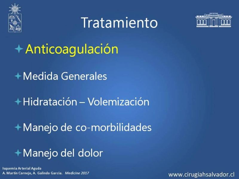 Diapositiva 10 de Isquemia Aguda de Extremidades Inferiores