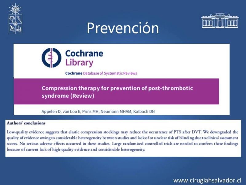 Diapositiva 22 de Síndrome Post Flebítico (SPF)