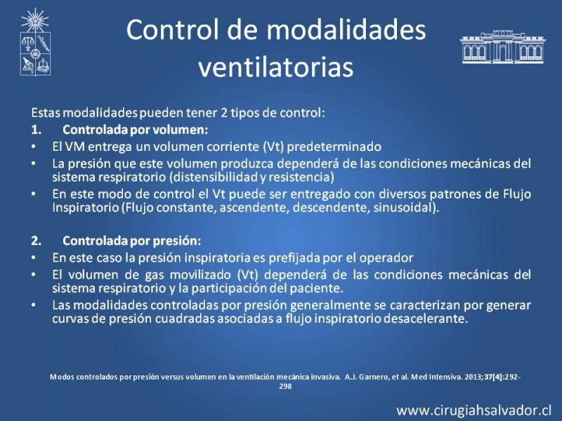 Diapositiva 12 de Terapia Ventilatoria Invasiva y No Invasiva