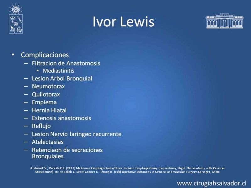 Diapositiva 9 de Esofagectomia: McKeown e Ivor Lewis