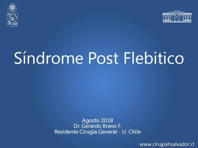 Diapositiva 23 de Síndrome Post Flebítico (SPF)