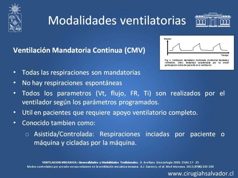 Diapositiva 9 de Terapia Ventilatoria Invasiva y No Invasiva