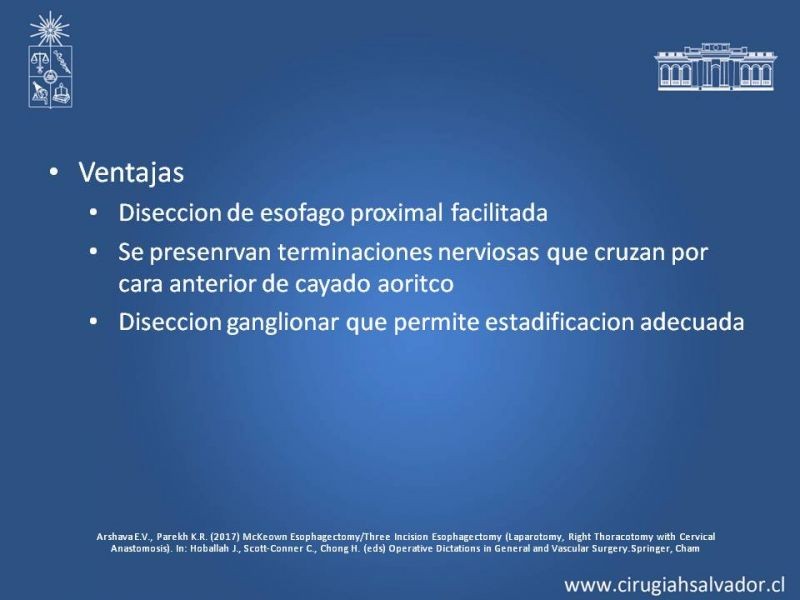 Diapositiva 10 de Esofagectomia: McKeown e Ivor Lewis