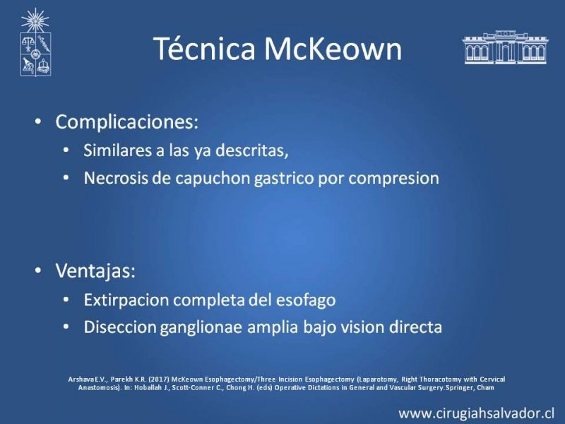 Diapositiva 13 de Esofagectomia: McKeown e Ivor Lewis