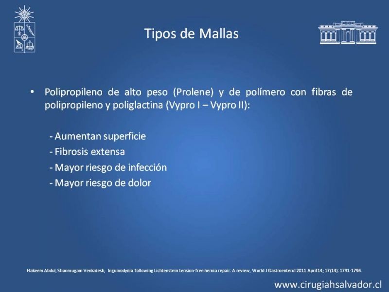Diapositiva 8 de Manejo de Inguinodinia post Hernioplastía Inguinal