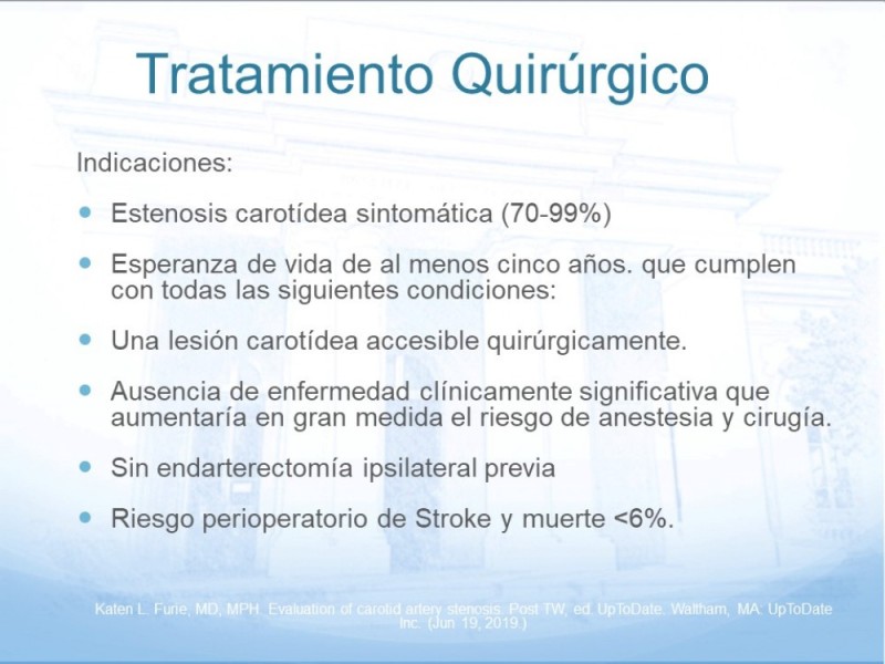 Diapositiva 32 de Estenosis Carotídea