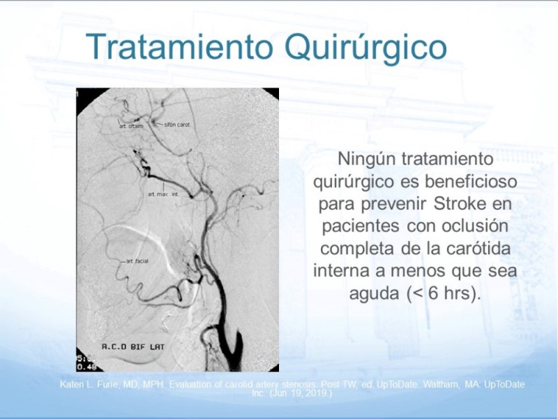 Diapositiva 31 de Estenosis Carotídea