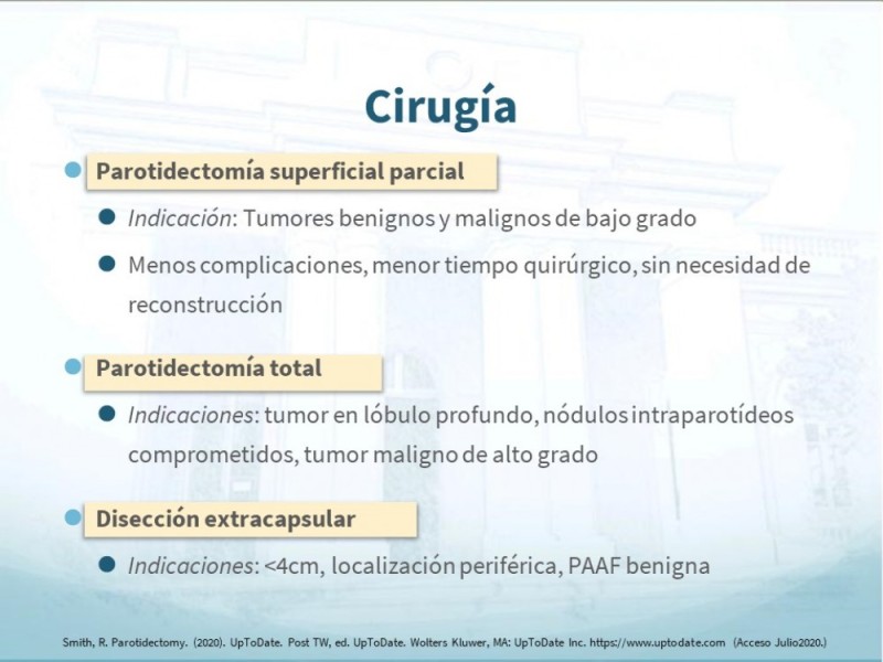 Diapositiva 22 de Tumores de Parótida