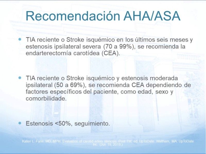 Diapositiva 37 de Estenosis Carotídea