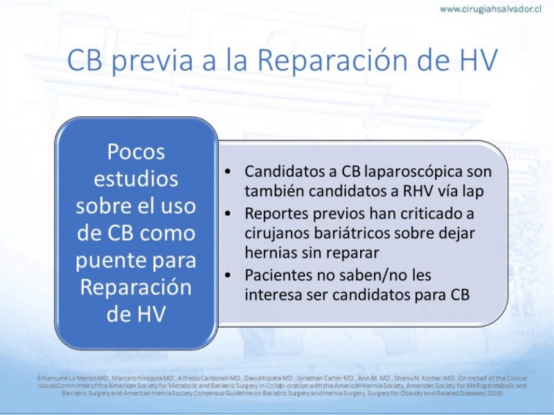 Diapositiva 10 de Cirugía bariátrica como puente en pacientes obesos con hernias complejas