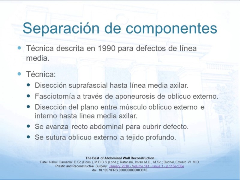 Diapositiva 28 de Reconstrucción de Pared Abominal