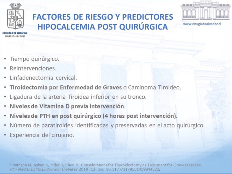 Diapositiva 11 de Hipocalcemia post Tiroidectomía
